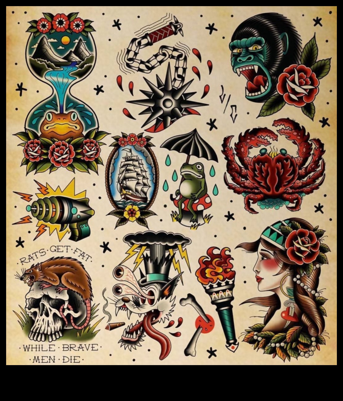 Vintage Mastery: The Artful World of Classic Traditional Tattoo Styles