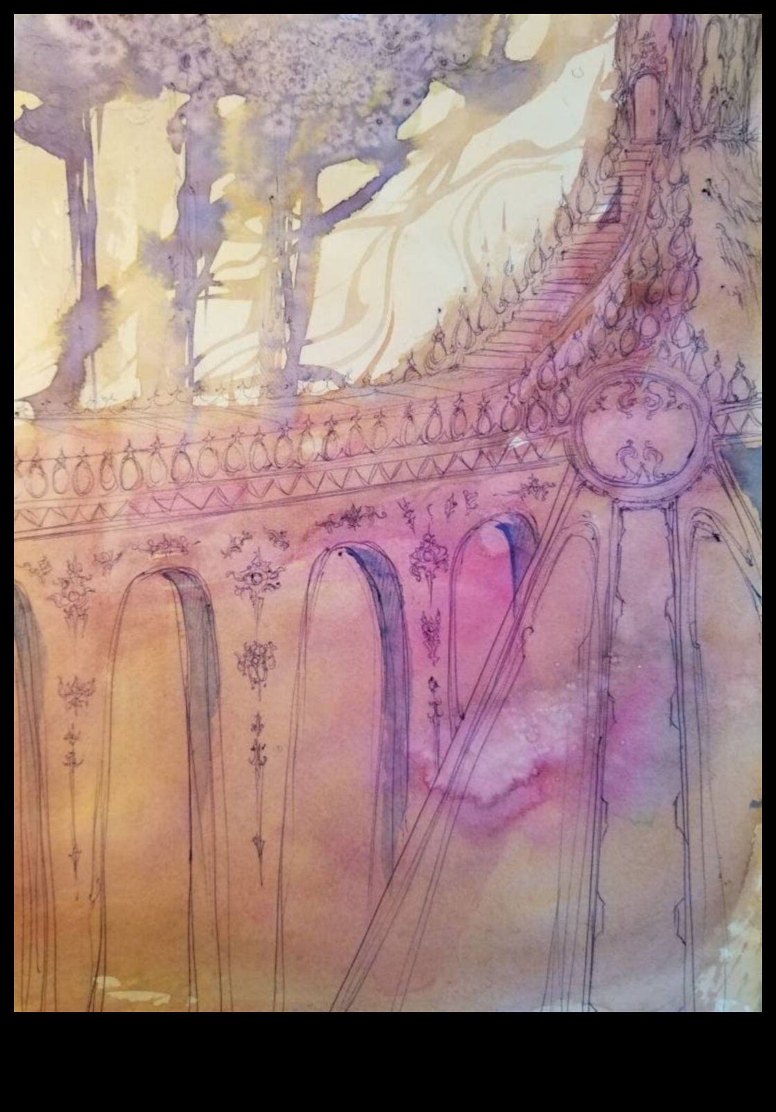 Ethereal Strokes: Ζήστε τη μαγεία του μελανιού ακουαρέλας