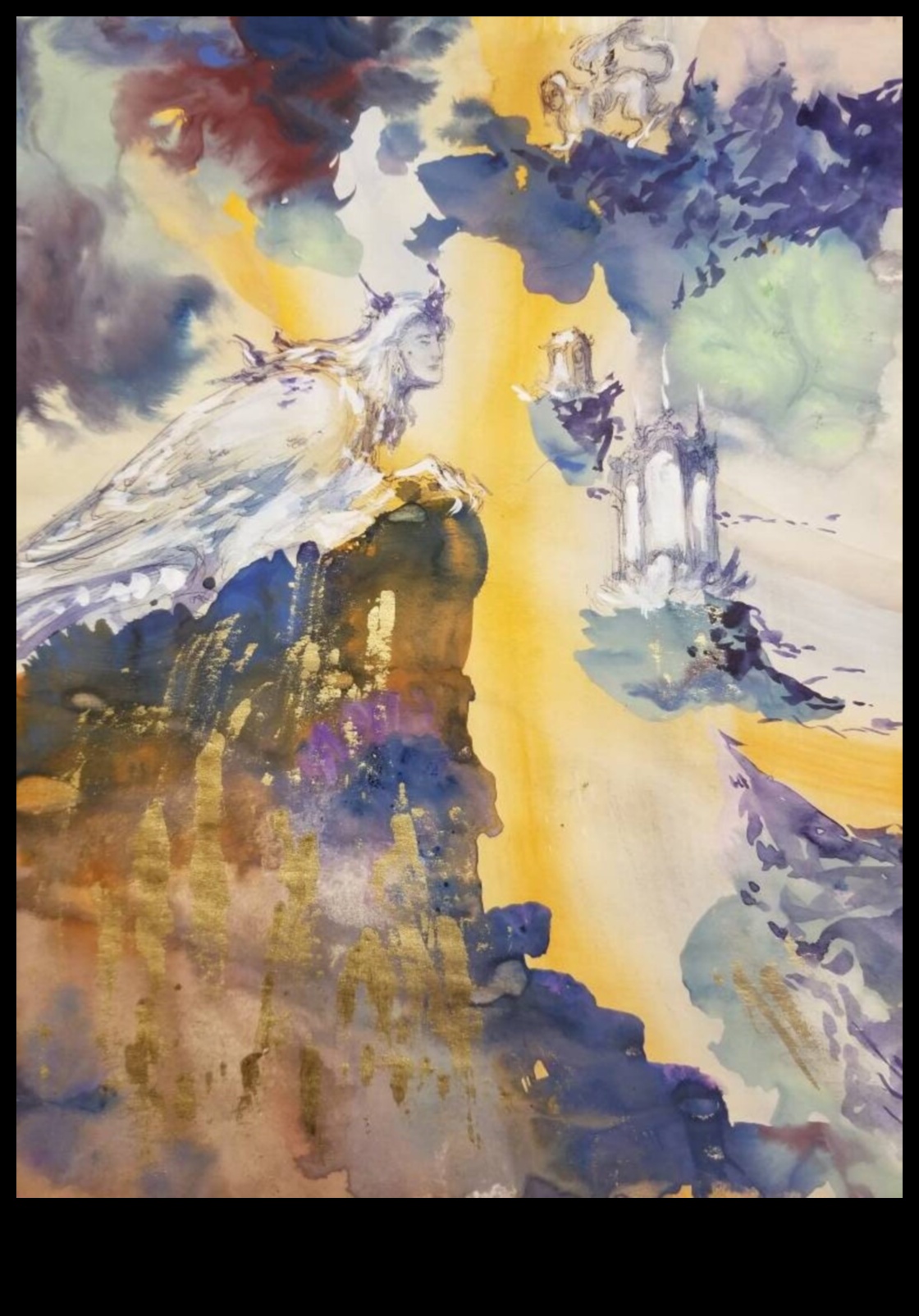 Ethereal Strokes: Ζήστε τη μαγεία του μελανιού ακουαρέλας