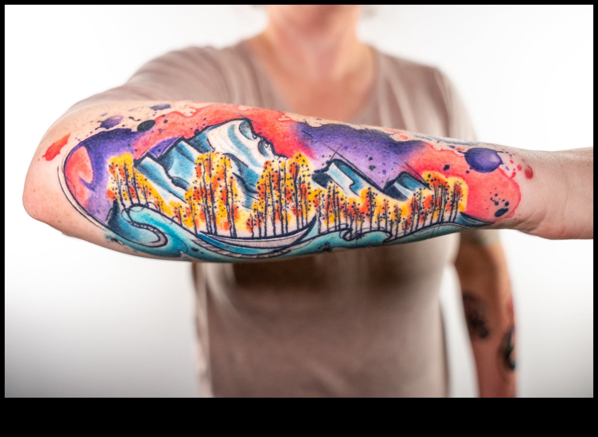 Splash of Style: Τατουάζ ακουαρέλας για μια μοναδική εμφάνιση