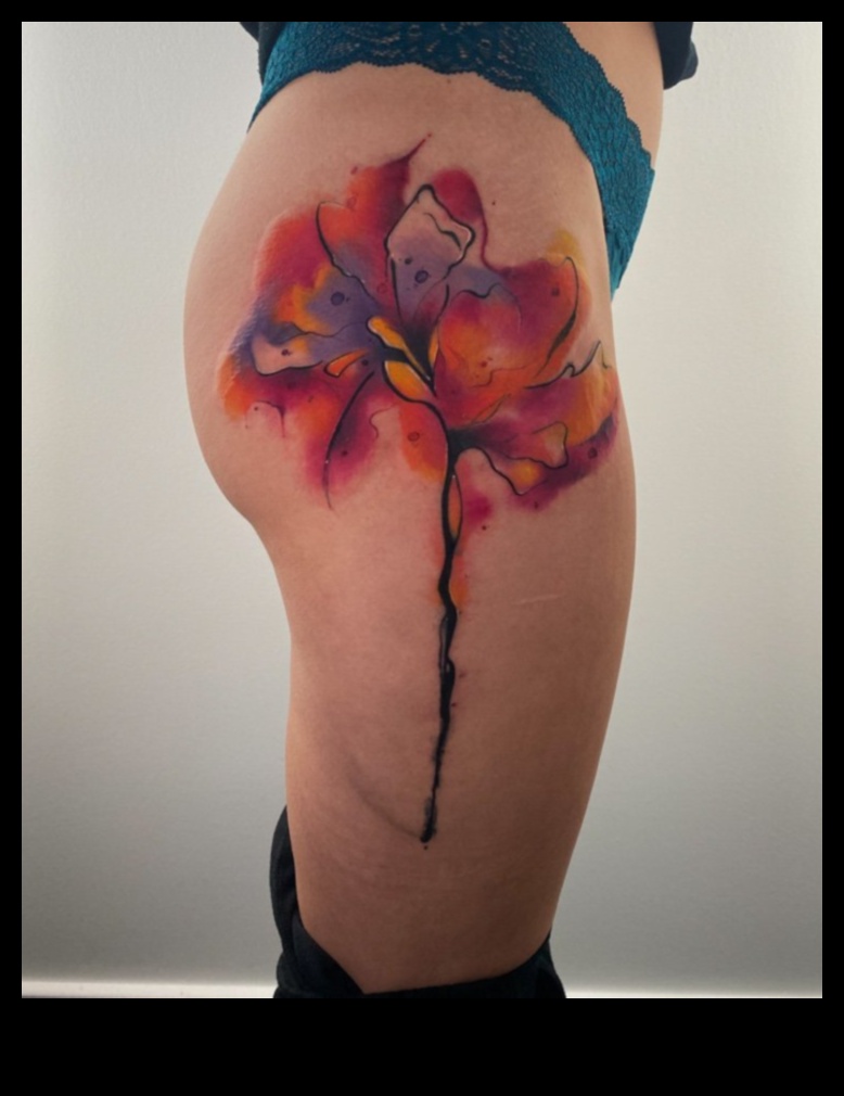 Splash of Style: Τατουάζ ακουαρέλας για μια μοναδική εμφάνιση