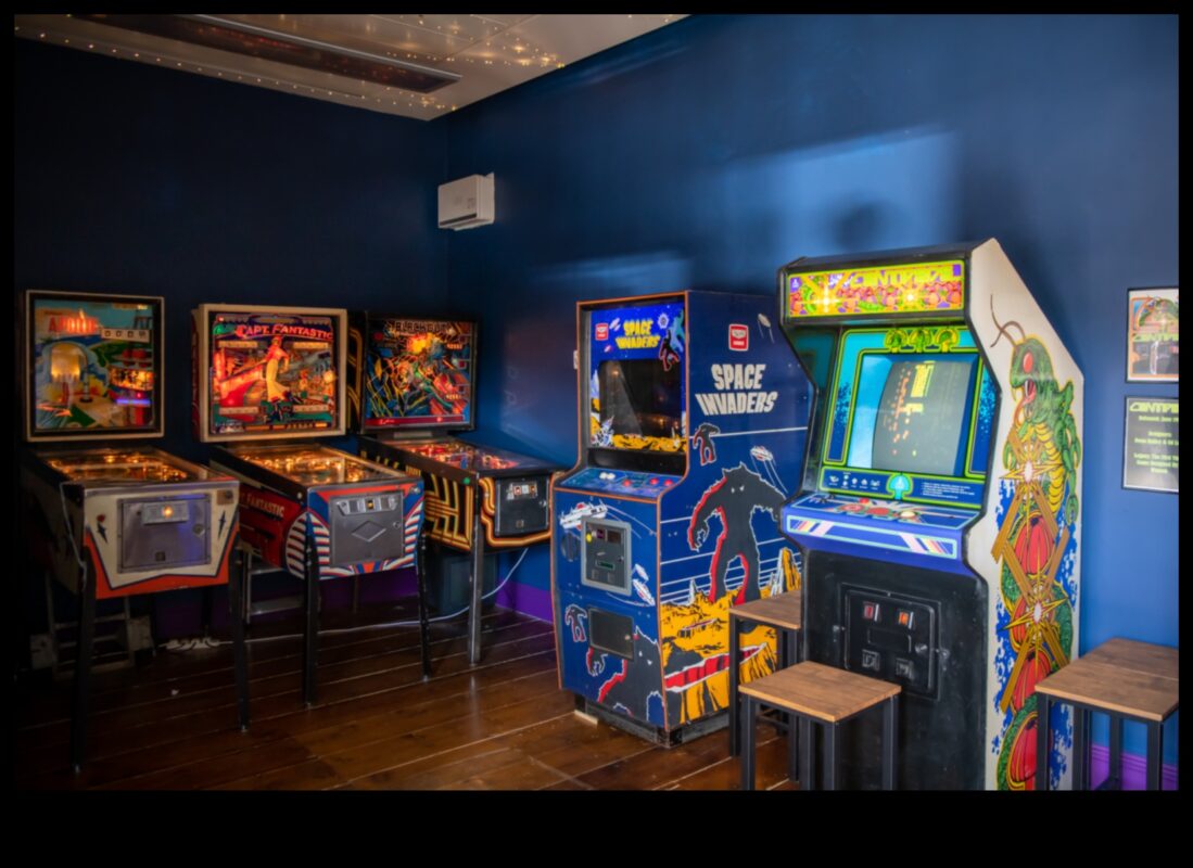 Ρετρό Διακόσμηση Δωματίου Παιχνιδιών για Νοσταλγία