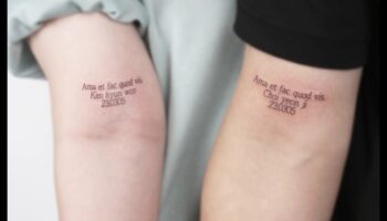 Ink Fusion: Ζευγάρι τατουάζ που υφαίνουν την όμορφη ταπετσαρία της αγάπης