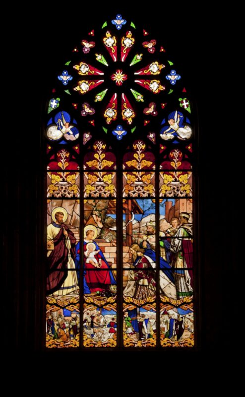 Stained Glass Splendor: Illuminating Stories in Gothic Windows