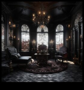 Gothic Opulence: Στολίστε τον εαυτό σας στο Darkened Splendor