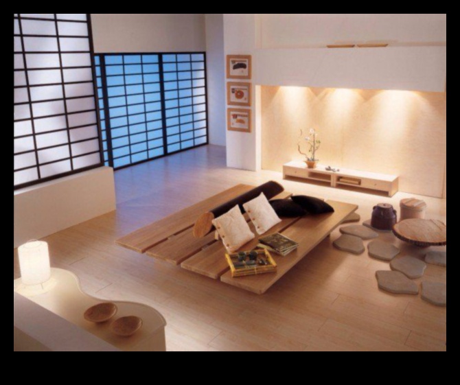 Πώς μπορώ να ενσωματώσω μοντέρνα ιαπωνική διακόσμηση σαλονιού για Zen Serenity;